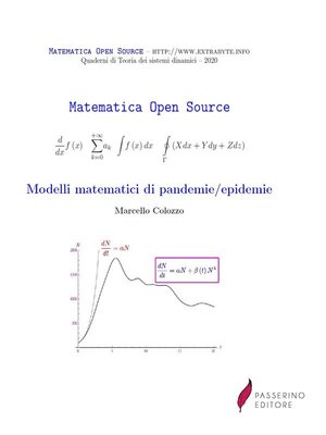 cover image of Modelli matematici di pandemie/epidemie